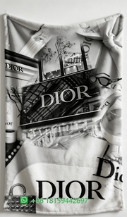 Dior Throw Blankets